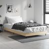 vidaXL Cadre de lit sans matelas ch&ecirc;ne sonoma 100x200 cm