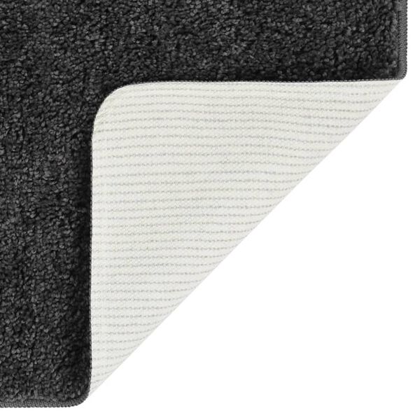 vidaXL Tapis shaggy antid&eacute;rapant Gris 140x200 cm