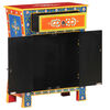 vidaXL Buffet peint &agrave; la main 60x30x75 cm Bois de manguier massif