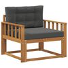 vidaXL Sofa de milieu ext&eacute;rieur Naturel