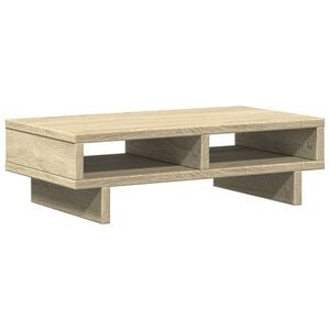 vidaXL Support de moniteur ch&ecirc;ne sonoma 50x27x15 cm bois d'ing&eacute;nierie