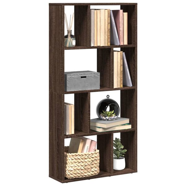 vidaXL Bibliothèque chêne marron 60x20x120 cm bois d'ingénierie