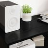 vidaXL Meuble TV Ch&ecirc;ne noir 100 x 35 x 40 cm Bois d'ing&eacute;nierie