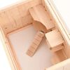 vidaXL Cage pour hamster 55x40x80 cm Bois massif Sapin