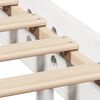 vidaXL Cadre de lit sans matelas blanc 120x200 cm bois de pin massif
