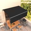 vidaXL Auvent manuel r&eacute;tractable avec store 4x3 m Anthracite
