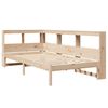vidaXL Lit biblioth&egrave;que sans matelas 90x200 cm bois de pin massif