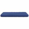 vidaXL Coussins de si&egrave;ge 4 pcs Bleu police 40 x 40 x 3 cm Velours