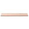 vidaXL Comptoir de salle de bain 80x40x1,5 cm bois massif de h&ecirc;tre