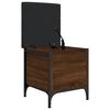 vidaXL Banc de rangement ch&ecirc;ne marron 42x42x45 cm bois d'ing&eacute;nierie