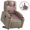 vidaXL Fauteuil inclinable de massage Cappuccino Similicuir