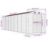 vidaXL Abri de jardin gris clair 191 x 640 x 198 cm en acier galvanis&eacute;
