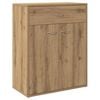 vidaXL Buffet ch&ecirc;ne artisanal 60x30x75 cm bois d'ing&eacute;nierie