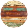 vidaXL Dessus de table rond 40 cm 15-16 mm Bois de r&eacute;cup&eacute;ration