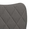vidaXL Chaises &agrave; manger lot de 2 gris fonc&eacute; tissu