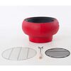 BBGRILL Barbecue portatif Rouge BBQ TUB-R