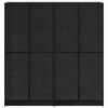 vidaXL Haut Armoire 2 pcs Ch&ecirc;ne noir 68 x 37 x 142 cm