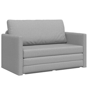 vidaXL Canap&eacute;-Lit Gris nuage 124 x 71 x 78 cm tissu