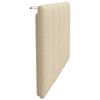 vidaXL Coussin de t&ecirc;te de lit Hanko cr&egrave;me 80 cm tissu