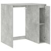 vidaXL Armoire pour machine &agrave; laver avec porte B&eacute;ton 87 x 60 x 89 cm