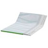 vidaXL Surmatelas Blanc et vert 180 x 200 x 6 cm Tissu Jacquard