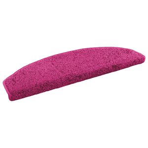 vidaXL Tapis d'escalier auto-adh&eacute;sifs 15 pc 80 x 24,5 x 3,5 cm Rose