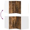 vidaXL Armoire de cuisine Ch&ecirc;ne fum&eacute; 57 x 57 x 40 cm Bois d'ing&eacute;nierie