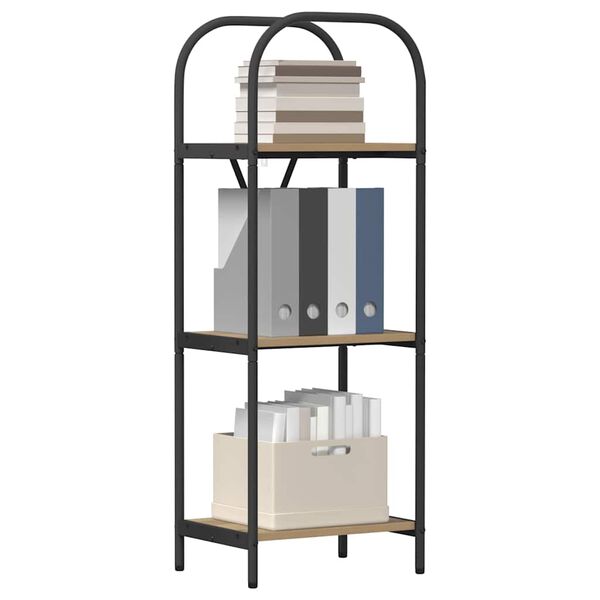 vidaXL &Eacute;tag&egrave;re Ch&ecirc;ne artisanal 40 x 30 x 109 cm Bois d'ing&eacute;nierie
