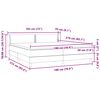 vidaXL Sommier &agrave; lattes de lit avec matelas rose 180x210 cm velours
