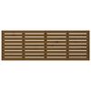 vidaXL T&ecirc;te de lit murale Marron miel 166x3x63 cm Bois massif de pin