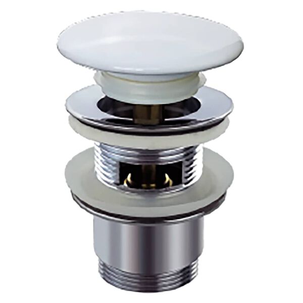 SCH&Uuml;TTE Bouchon de vidange 1&frac14;"x65 mm blanc