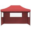 vidaXL Tente de f&ecirc;te Bordeaux 292 x 440 x 315 cm Tissu Oxford