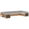 vidaXL Ensembles de canap&eacute;s 10 pc Naturel et gris clair