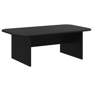 vidaXL Table basse Noir 93 x 53 x 33 cm Bois d'ing&eacute;nierie