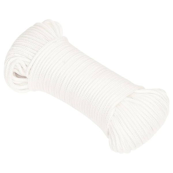 vidaXL Corde de bateau Blanc complet 4 mm 500 m polypropyl&egrave;ne