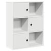 vidaXL Biblioth&egrave;que blanc 60x24x76,5 cm bois d'ing&eacute;nierie