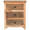 vidaXL Buffet 60x33x75 cm Bois d'acacia solide et bois de r&eacute;cup&eacute;ration