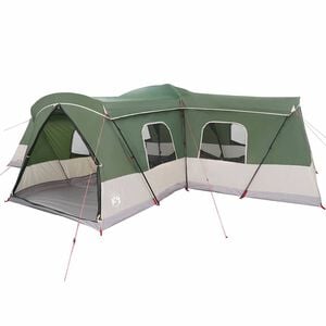 vidaXL Tente 16 personnes avec toit avec &eacute;vent Vert 680 x 510 x 210 cm