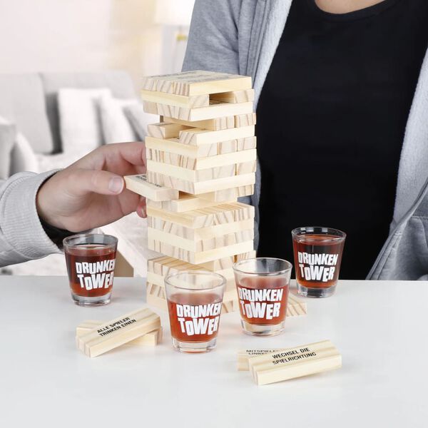 HI Tour en bois Jeu &agrave; boire