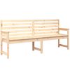 vidaXL Banc de jardin 203,5x48x91,5 cm bois massif de pin