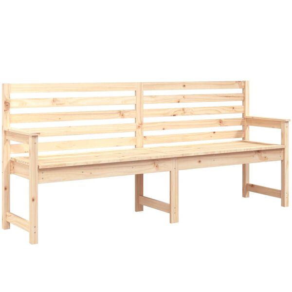 vidaXL Banc de jardin 203,5x48x91,5 cm bois massif de pin