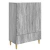vidaXL Buffet Sonoma gris 66 x 34,5 x 95 cm Bois d'ing&eacute;nierie
