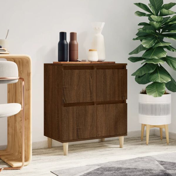 vidaXL Buffet Ch&ecirc;ne marron 60x35x70 cm Bois d'ing&eacute;nierie