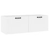 vidaXL Armoire murale Blanc 100x36,5x35 cm Bois d'ing&eacute;nierie