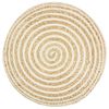 vidaXL Pouf fait &agrave; la main 45x30 cm Jute