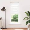 vidaXL Store z&egrave;bre blanc 70x230 cm largeur du tissu 65,9 cm polyester