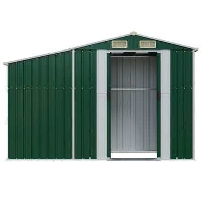 vidaXL Abri de jardin vert 277x93x179 cm acier galvanisé