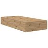 vidaXL Cadre de lit avec rangement Ch&ecirc;ne artisanal 70 x 190 cm