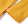 T-shirt enfants &agrave; manches longues ocre fonc&eacute; 140