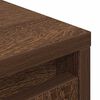 vidaXL Buffet haut ch&ecirc;ne marron 29,5x34x119,5 cm bois d'ing&eacute;nierie